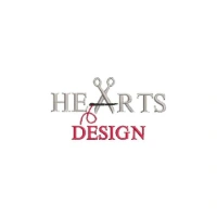 Hearts Design Custom Embroidery