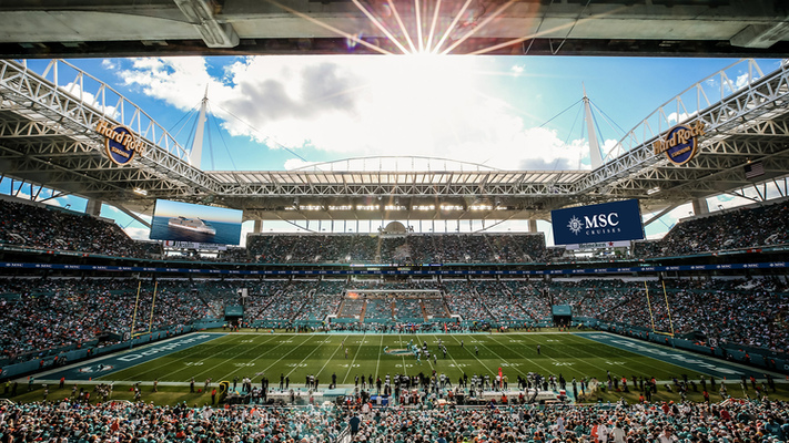 MSC Cruises Docks In The Hard Rock Stadium