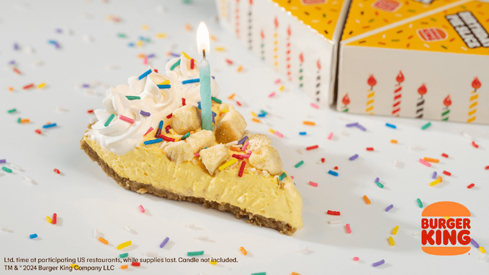 Burger King Celebrates 70 Years With a New Birthday Pie Dessert and Delicious Deals