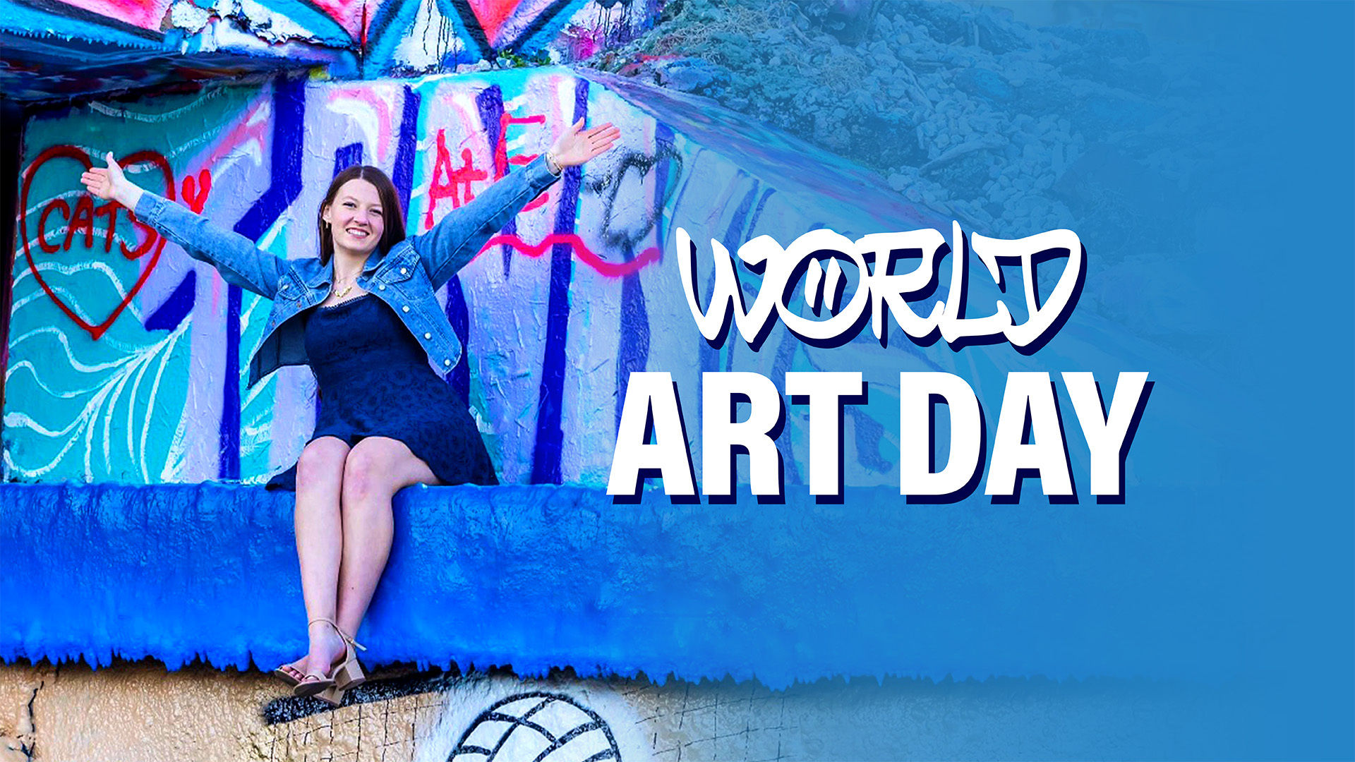 Bring on the Spray Paint for World Art Day, Pensacola Style