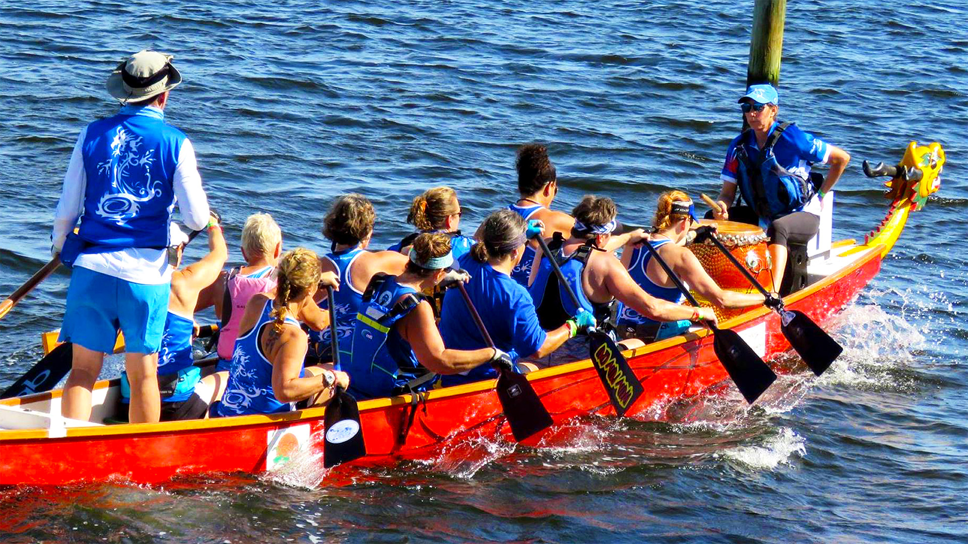 Tampa’s Turning Up the Heat Dragon Boat Style